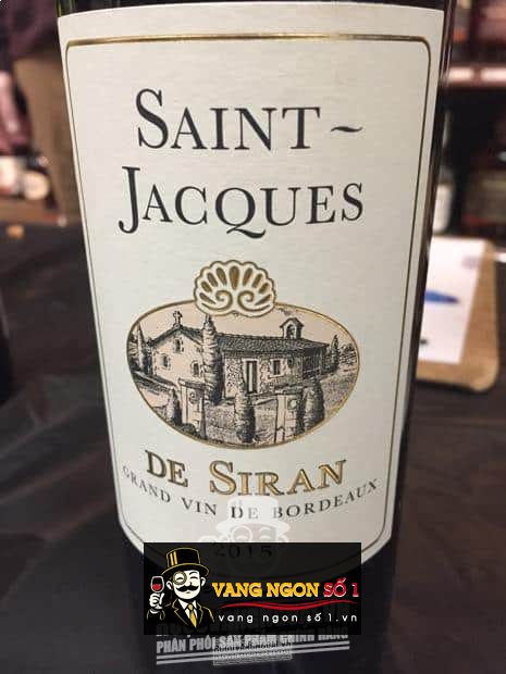 Vang Pháp Saint Jacques de Siran