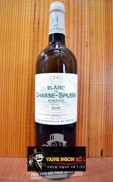 Vang Pháp Le Blanc de Chasse Spleen 2014