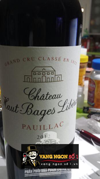Vang Pháp Chateau Haut Bages Liberal Pauillac