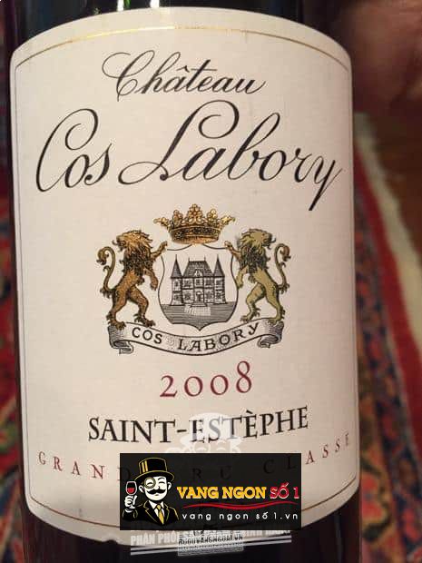 Vang Pháp Chateau Cos Labory Saint Estephe 2008