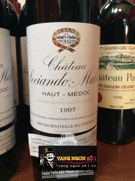 Vang Pháp Chateau Sociando Mallet Haut Medoc