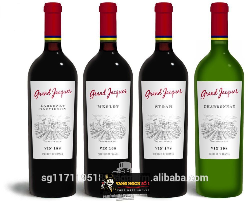 Vang Pháp Grand Jacques Sauvignon (Đỏ - Trắng)