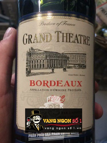Vang Pháp Grande Theatre Bordeaux