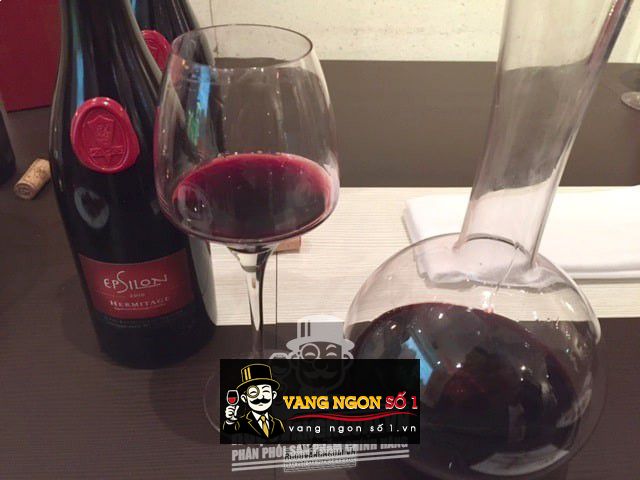 Vang Pháp Epsilon Hermitage thượng hạng vùng Rhône