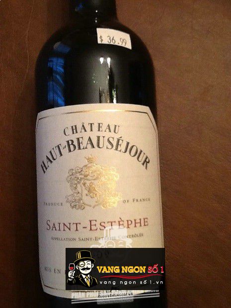 Vang Pháp Chateau Haut Beausejour Saint Estephe