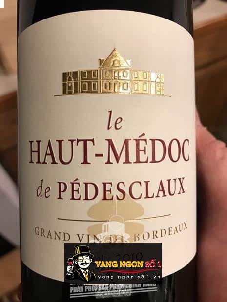 Vang Pháp Le Haut Medoc de Pedesclaux Bourdeaux