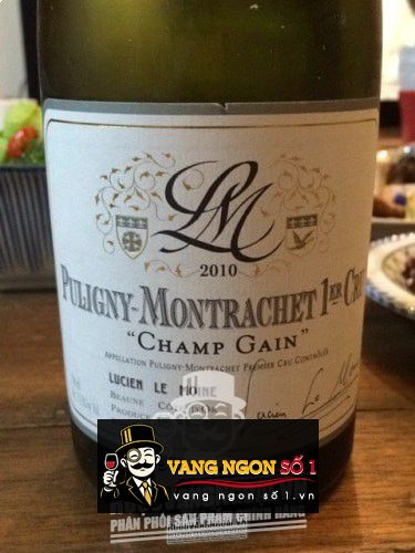Vang Pháp Puligny Montrachet Champs Gains Lucien Le Moine