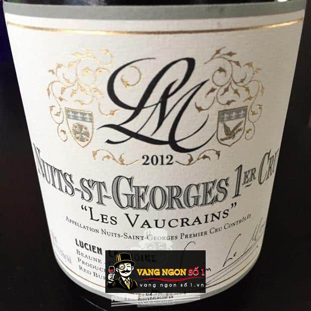 Vang Pháp Nuits st Georges Les Vaucrains Lucien Le Moine