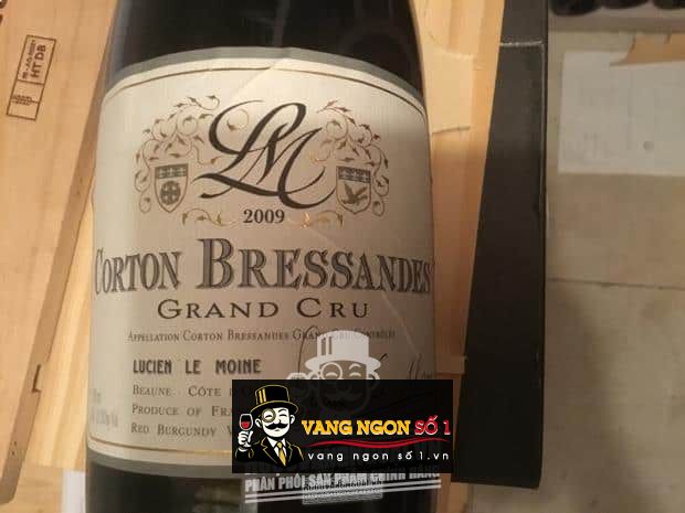 Vang Pháp Corton Bressandes Lucien Le Moine