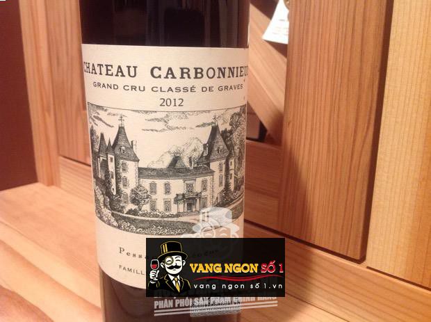 Vang Pháp Chateau Carbonnieux Pessac Leognan 2012 Red