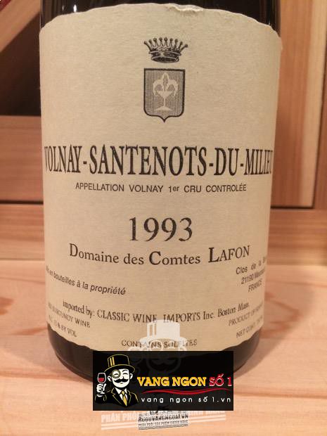 Vang Pháp Volnay Santenots du Milieu Domaine des Comtes Lafon