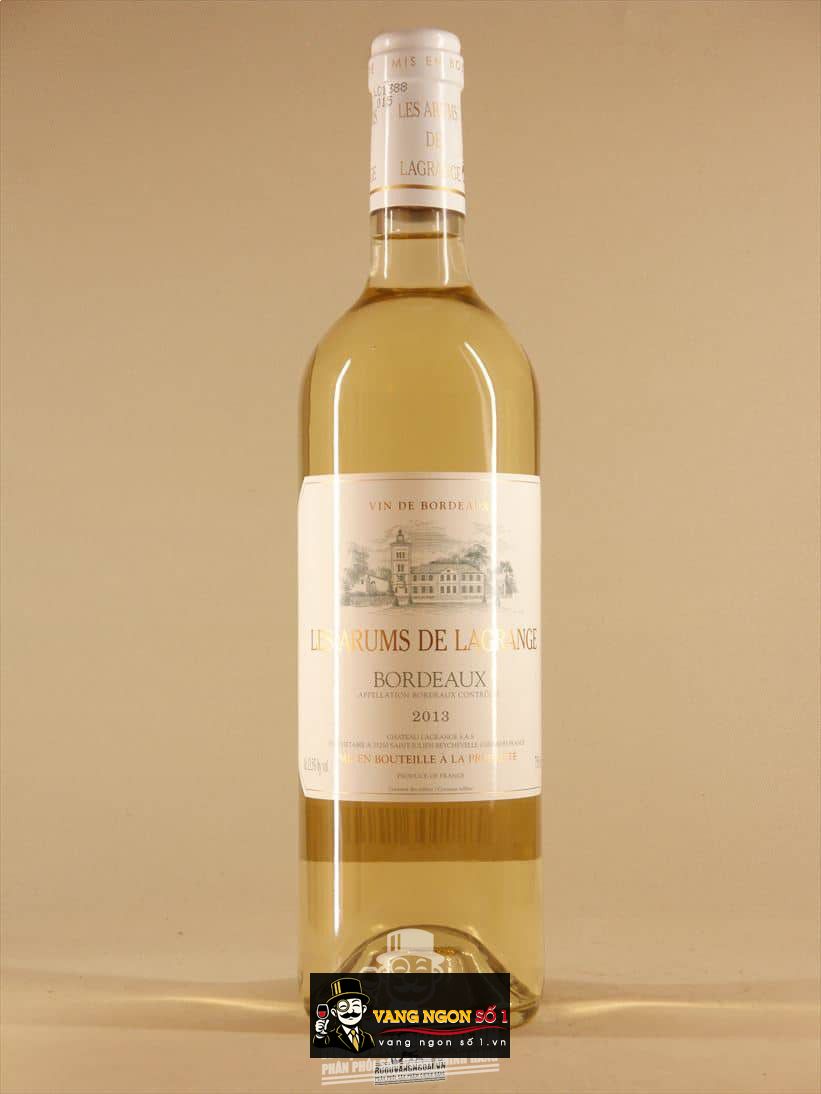 Vang Pháp Les Arums de Lagrange 2013