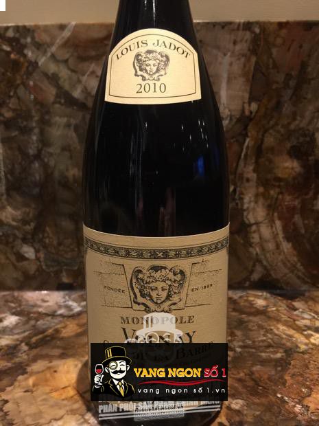 Vang Pháp Volnay Clos de La Barre Monopole Louis Jadot