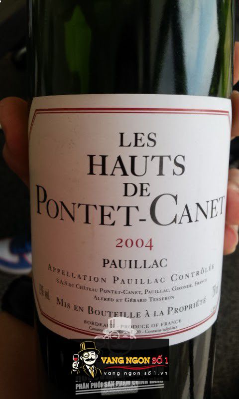 Vang Pháp Les Hauts de Pontet Canet Pauillac