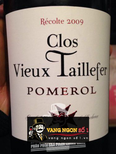 Rượu sâm banh Pháp Clos Vieux Taillefer Pomerol