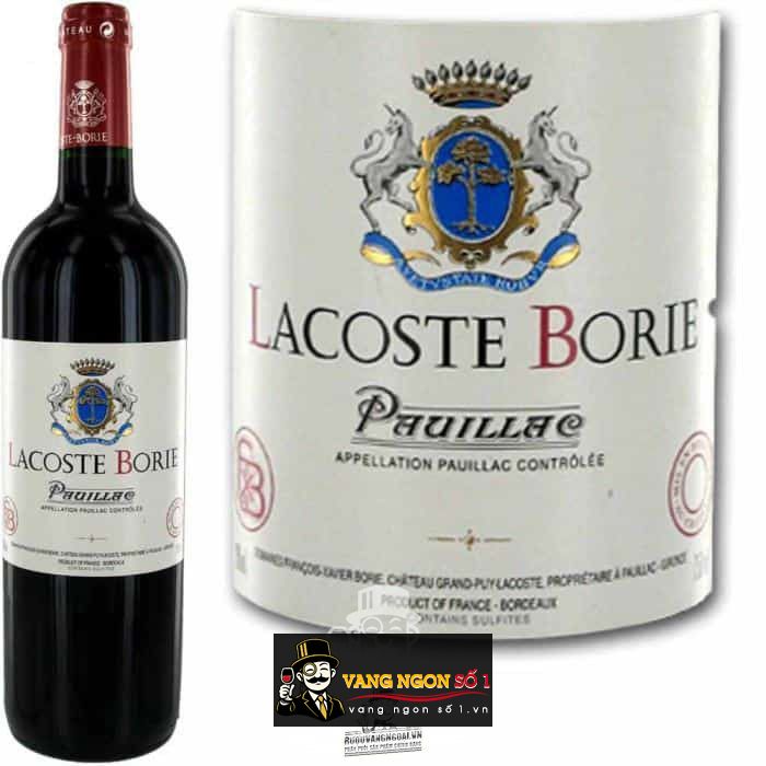 Vang Pháp Chateau Lacoste Borie