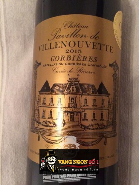Vang Pháp Château Pavillon de Villenouvette Corbières