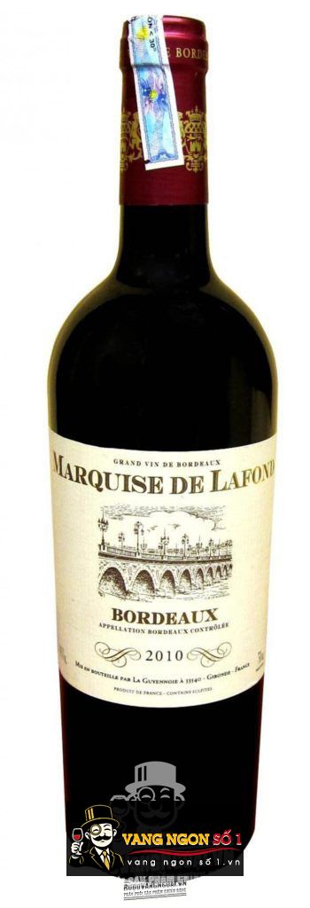 Rượu vang Marquise De Lafond Bordeaux