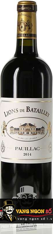 Rượu vang Pháp Les Lions de Batailley