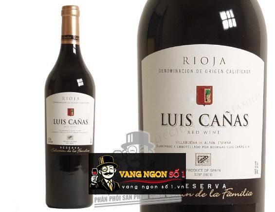 Kết quả hình ảnh cho LUIS CANAS RIOJA SELECCION DE LA FAMILIA