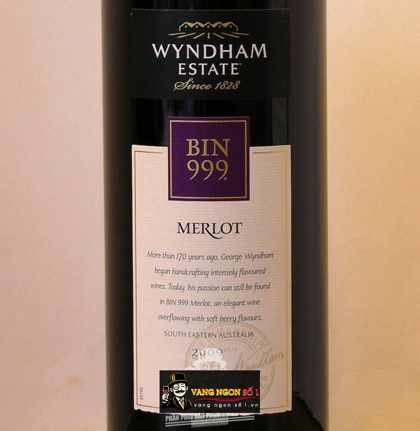 Rượu vang Wyndham Estate Bin 999 Merlot