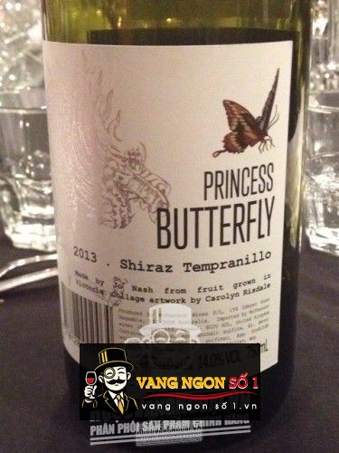 Rượu vang McPherson Princess Butterfly Shiraz Tempranillo