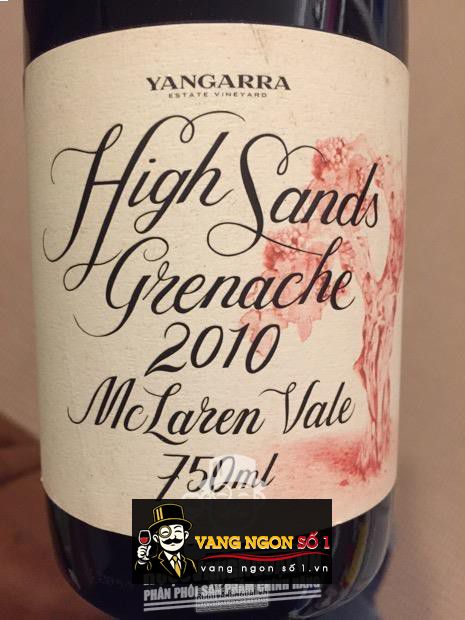 Vang Úc Yangarra High Sands Grenache Mc Laren Vale