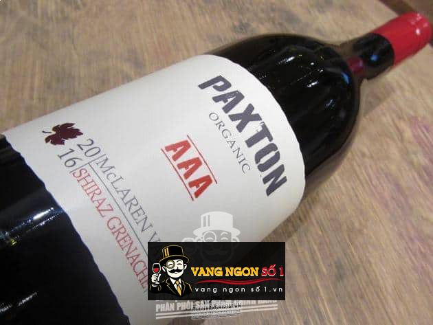 Rượu vang Paxton AAA Shiraz Grenache