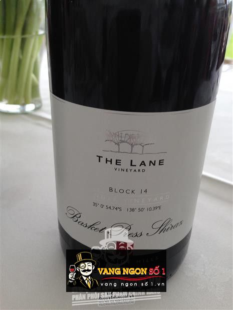 Rượu vang The Lane Vineyard Block 14 Basket Press Shiraz