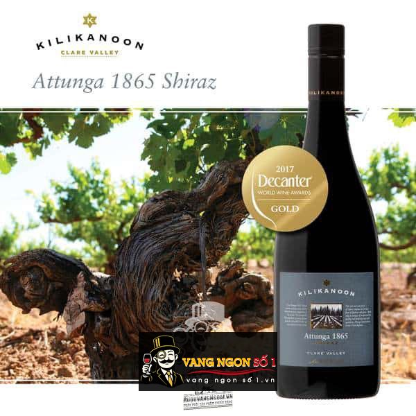 Rượu vang Kilikanoon Attunga Shiraz Clare Valley