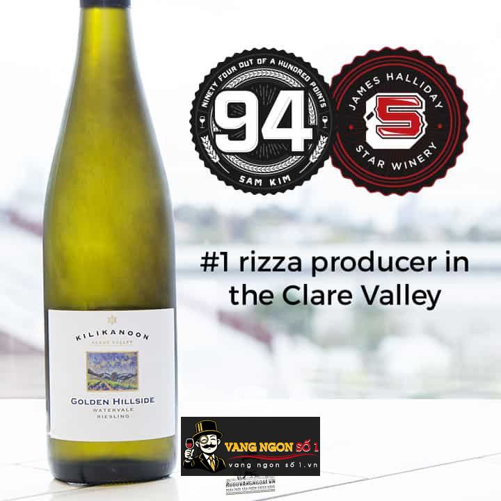 Rượu vang Kilikanoon Golden Hillside Watervale Riesling