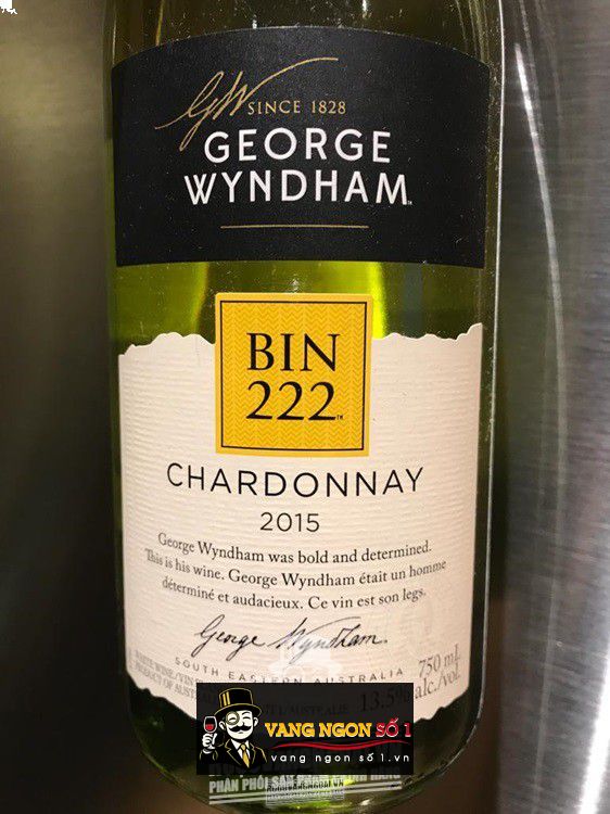 Rượu vang Wyndham Bin 222 Chardonnay