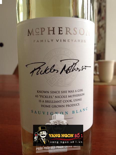 Rượu vang McPherson Family Vineyard (Red - White - Rosé)