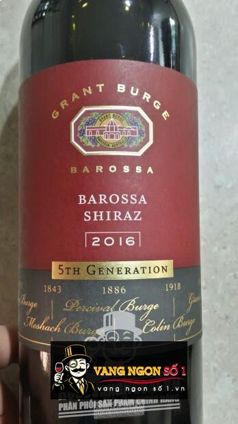 Rượu vang Grant Burge 5th Generation Barossa (Red - White)