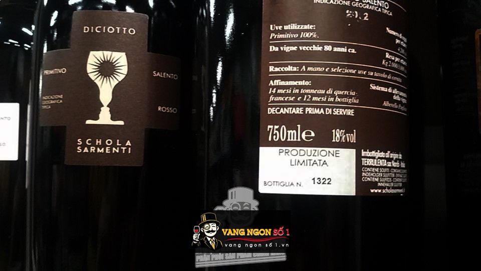 Káº¿t quáº£ hÃ¬nh áº£nh cho diciotto primitivo