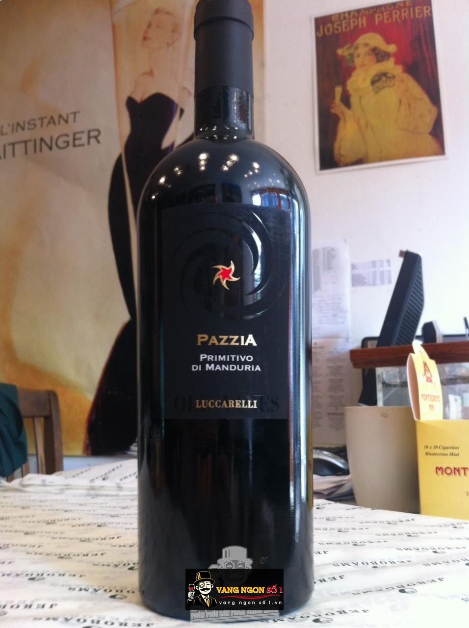 Kết quả hình ảnh cho vang ý pazzia primitivo di manduria