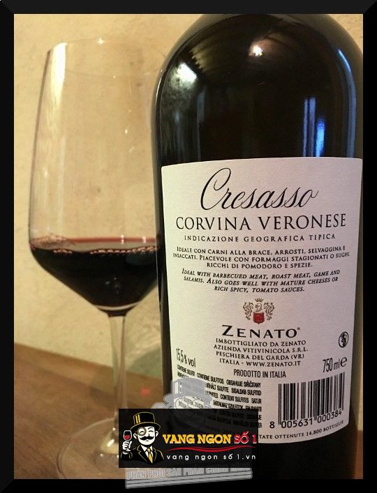 Kết quả hình ảnh cho zenato cresasso corvina veronese