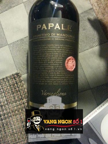 Kết quả hình ảnh cho vang ý papale