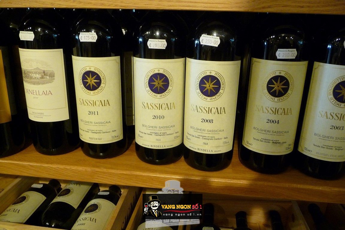 Kết quả hình ảnh cho vang ý sassicaia