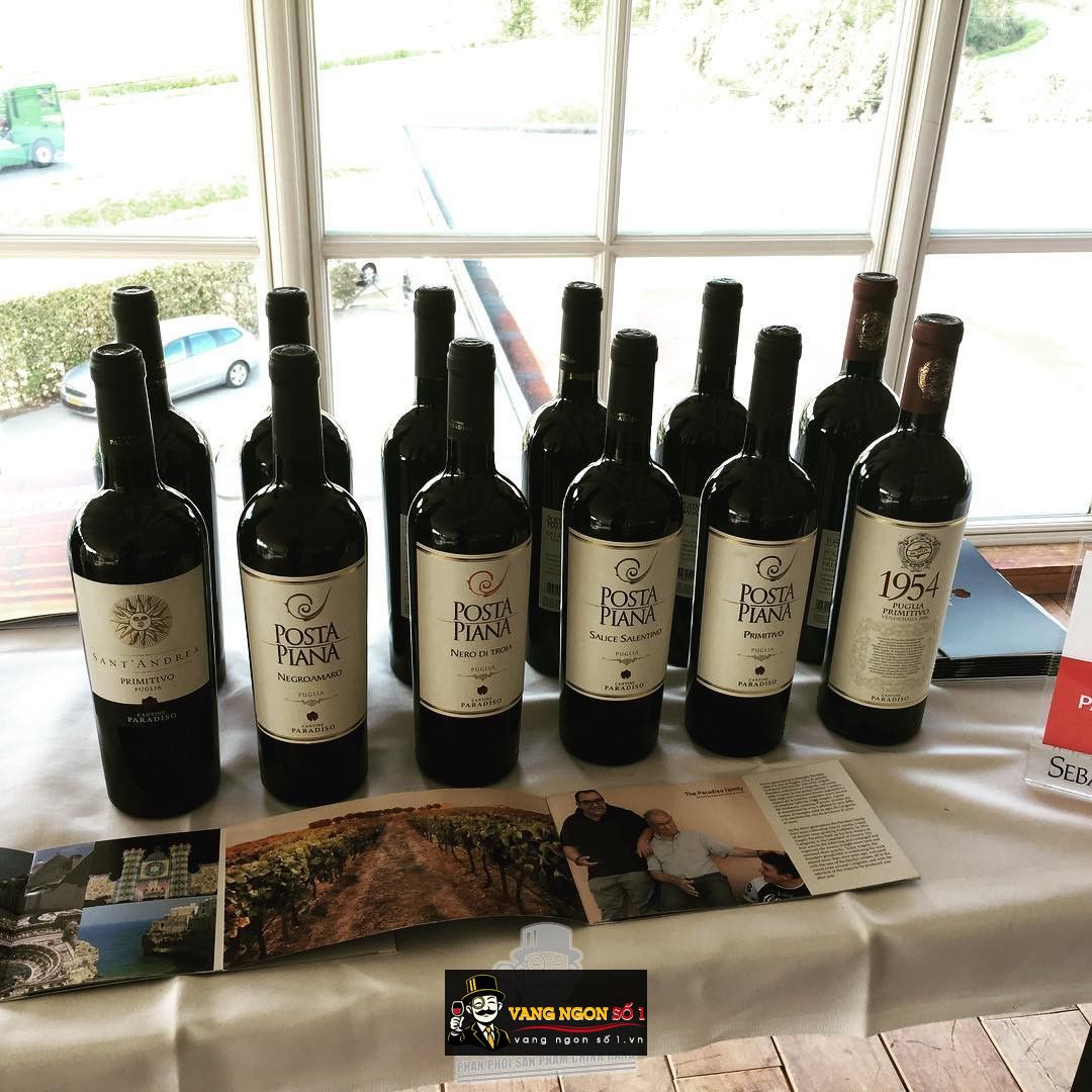 Kết quả hình ảnh cho posta piana primitivo cantine paradiso