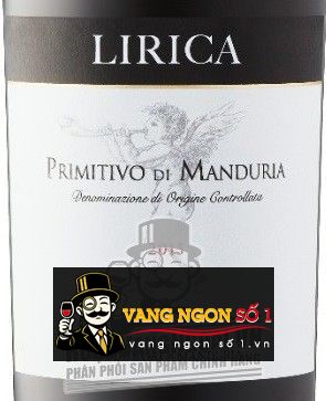 Kết quả hình ảnh cho vang ý lirica primitivo di manduria