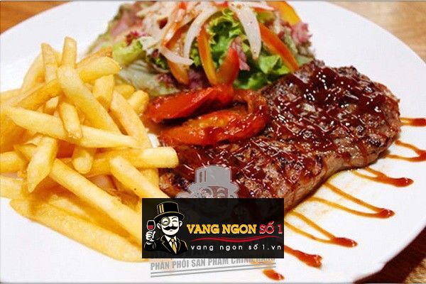 Kết quả hình ảnh cho rượu vang bít tết bò