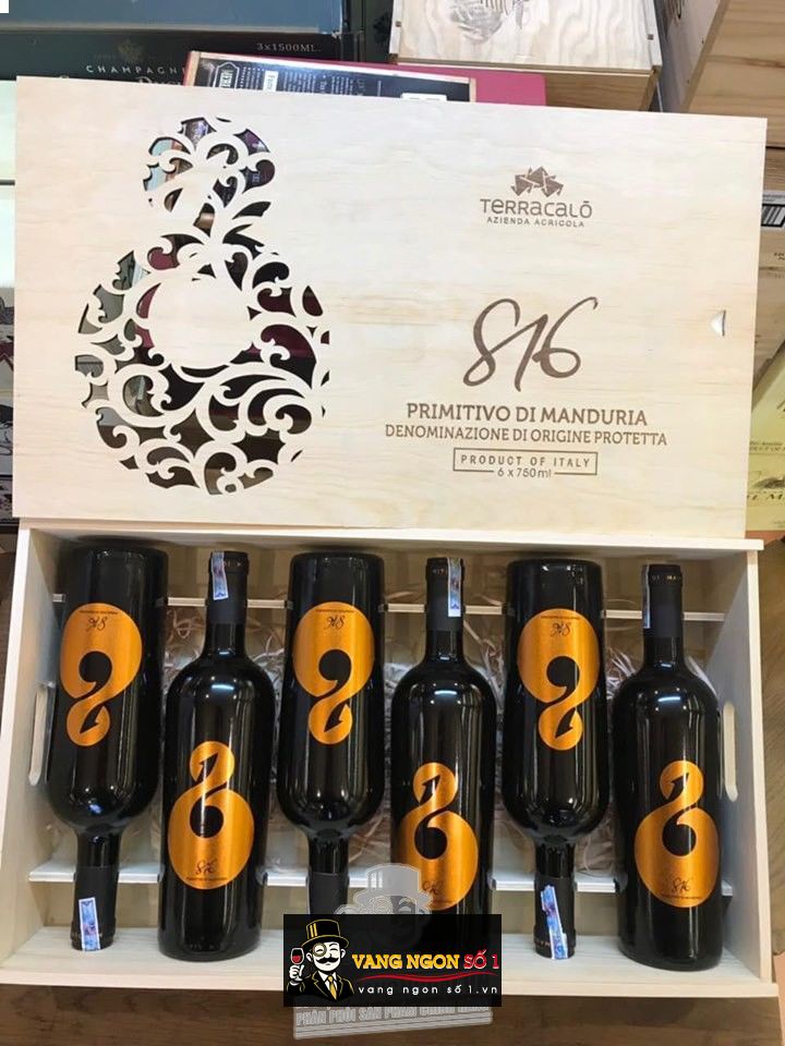 Kết quả hình ảnh cho vang ý 816 primitivo
