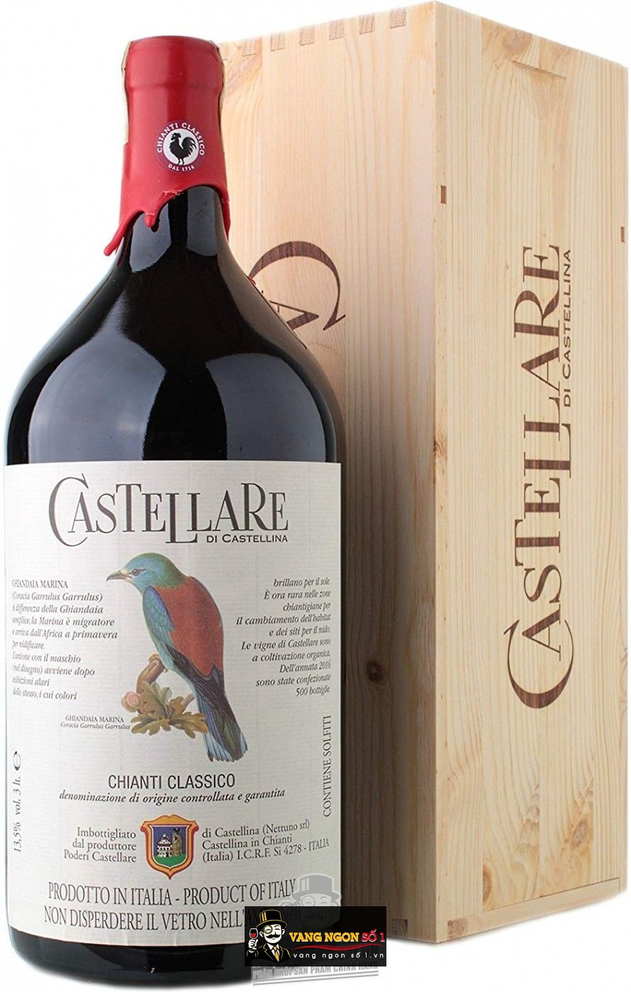 Wine Castellare di Castellina, Chianti Classico DOCG, 2015, wooden ...