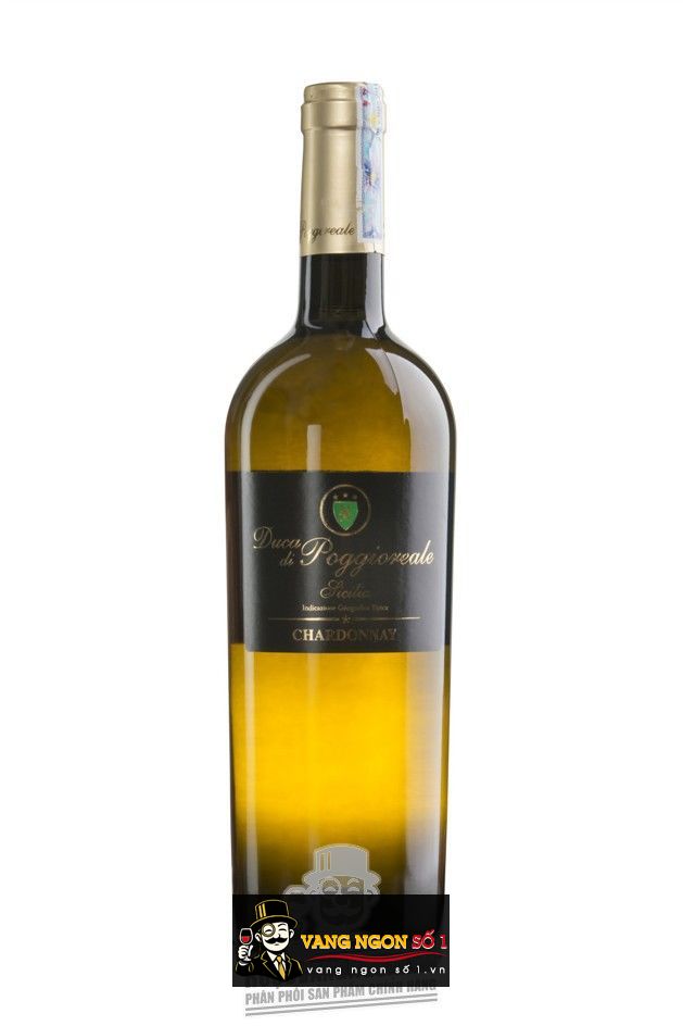 Vang Ý Duca Di Poggioreale Chardonnay 2010