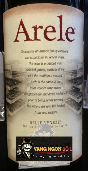 Vang Ý Tommasi Arele Appassimento Delle Venezie