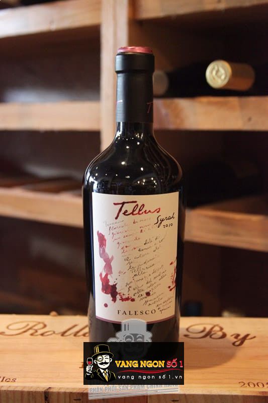 Vang Ý Falesco Tellus Syrah Lazio