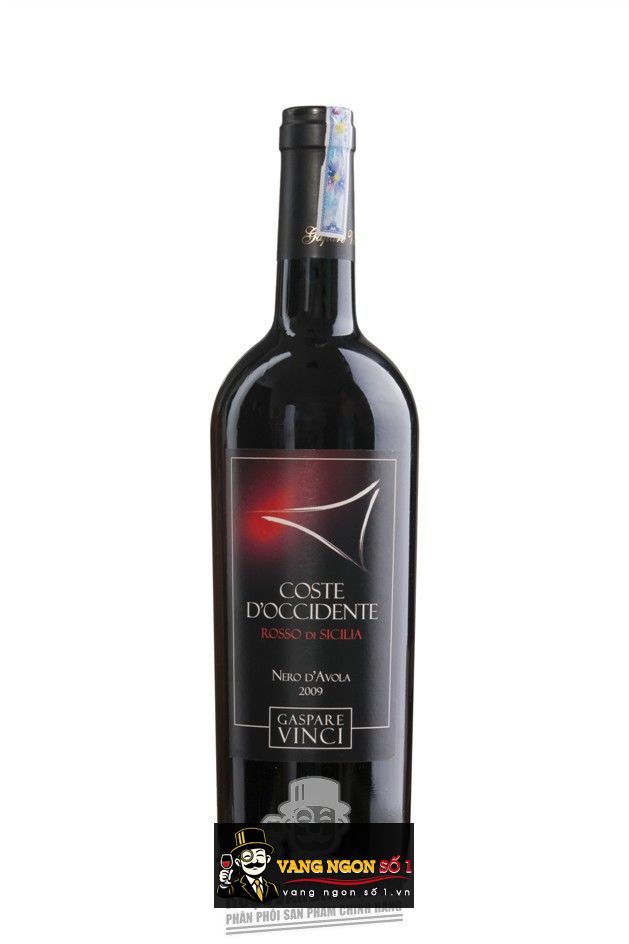 Vang Ý Gaspare Vinci D’occidente Nero d’Avola 2009