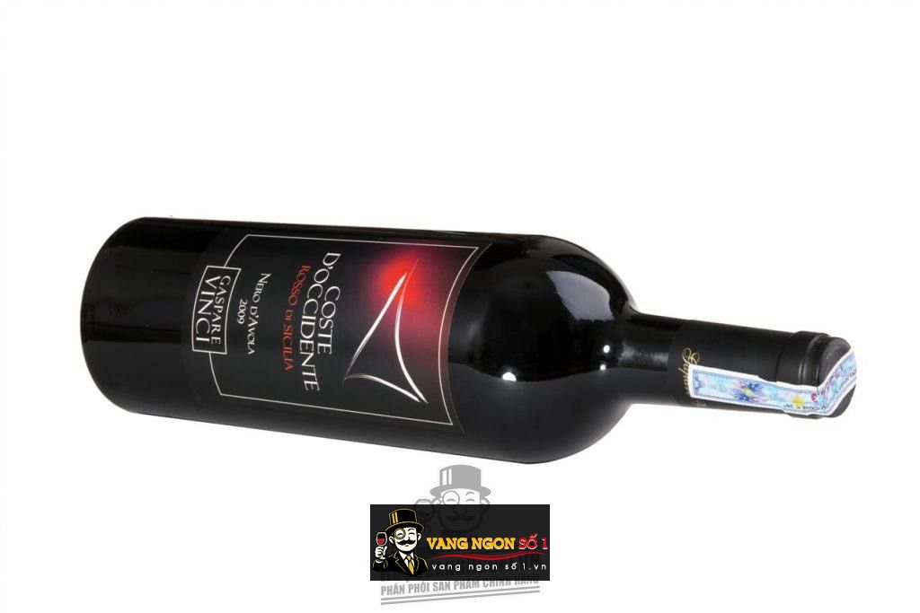 Vang Ý Gaspare Vinci D’occidente Nero d’Avola 2009