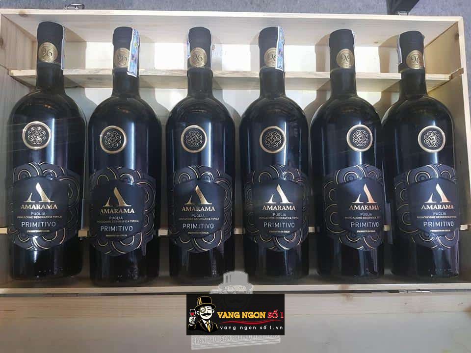 Vang Ý Amarama Primitivo Puglia